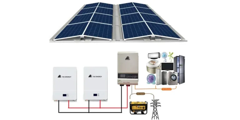 un système solaire hybride complet