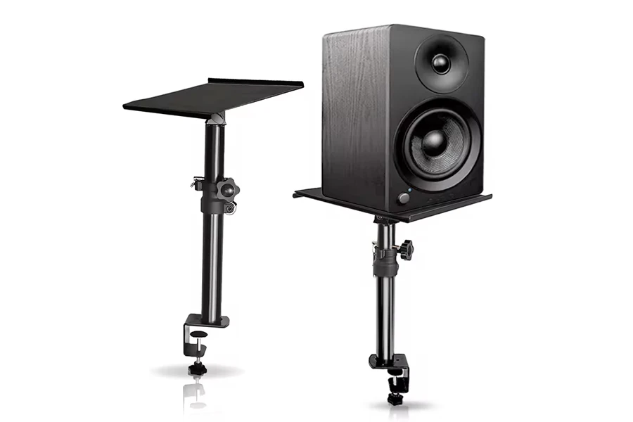 adjustable speaker desk stand