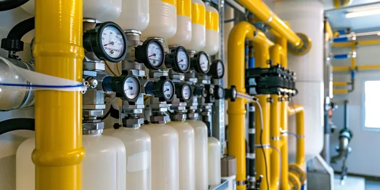 Многоступенчатая система фильтрации воды.