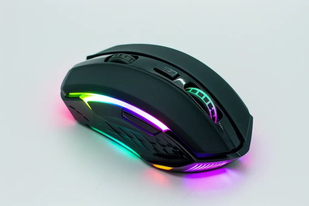 Gaming mouse with a wireless connection