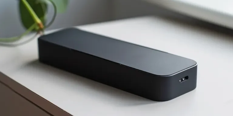 a photo of the corner view of A fire stick