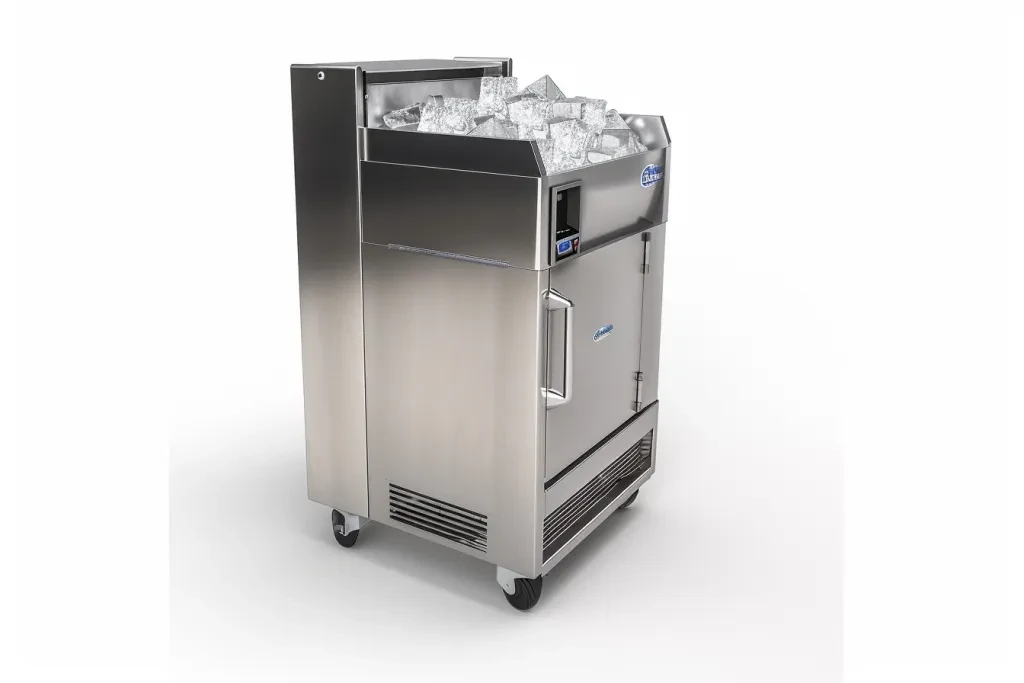 ice machine with white background