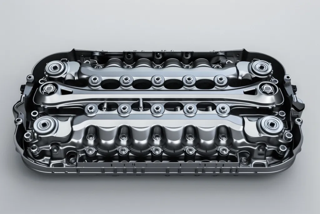 Valve cover gazing set for vehicles