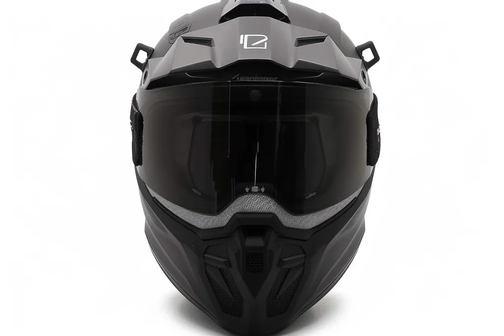 fullface snowmobile helmet with clear visor