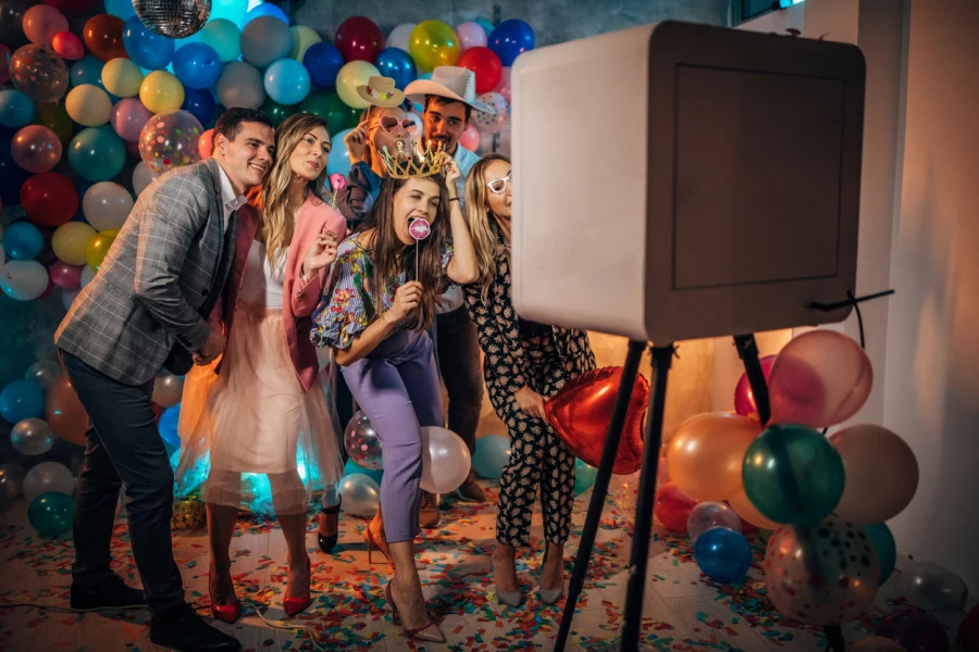 alternative interactive photo booth at party