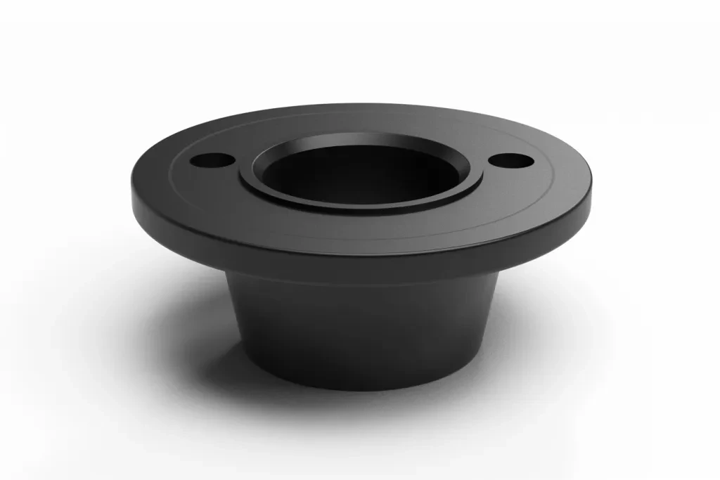 black rubber plug