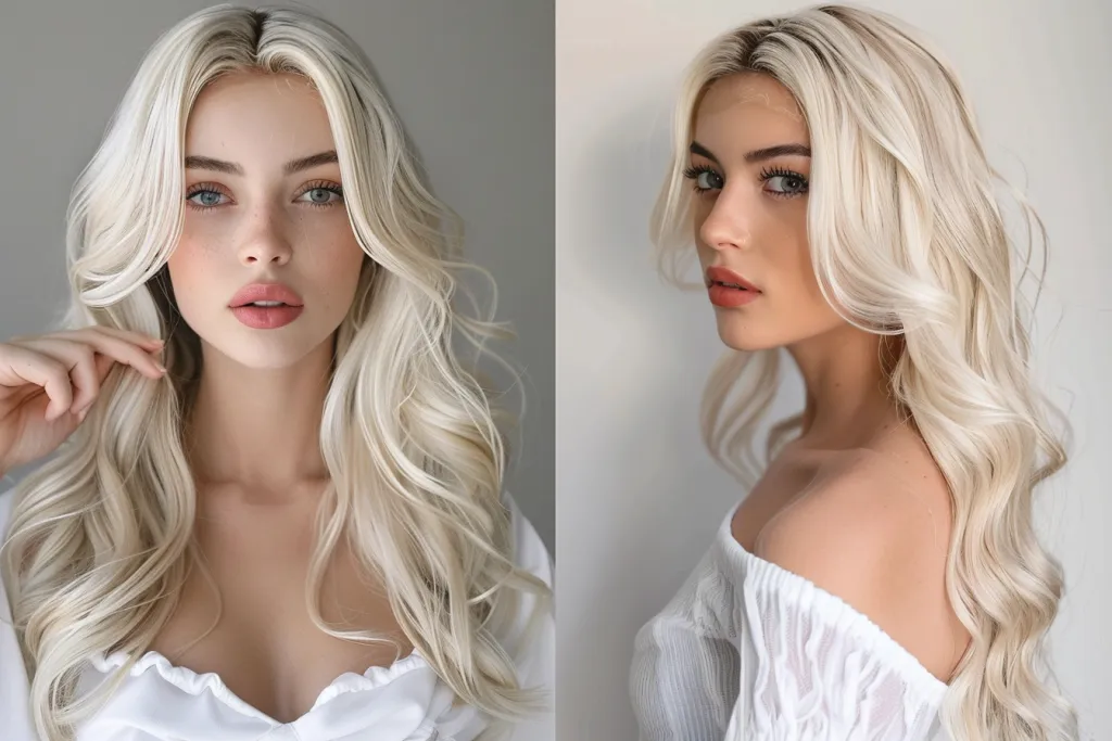 blonde body wave lace wig with baby hairs