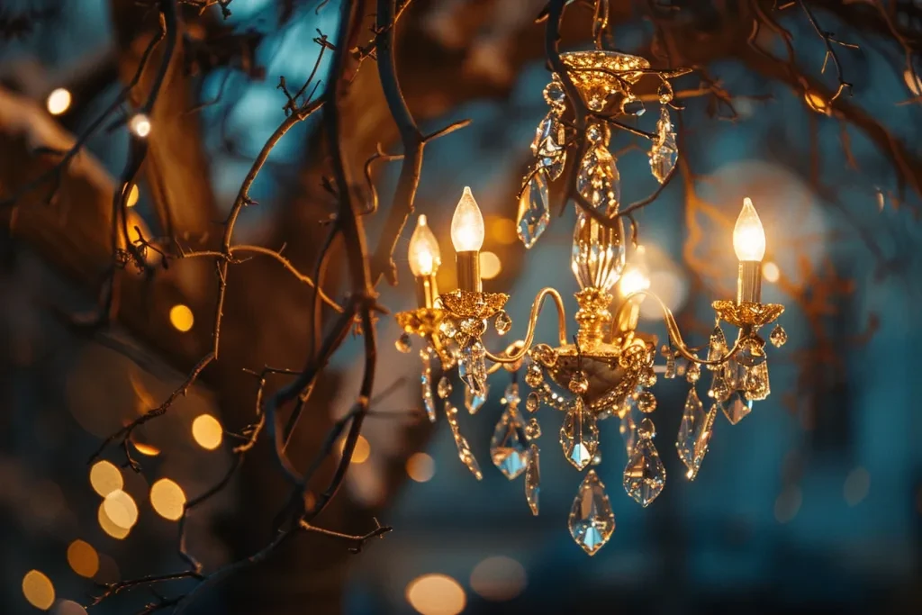 chandelier mini hanging ornament