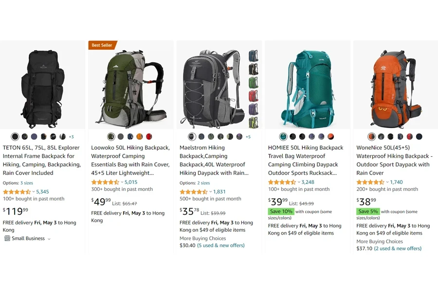 hottest selling backpack