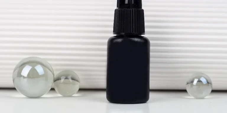 One black jar for cosmetics