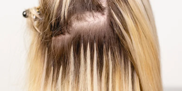 Hair extensions correction procedure.