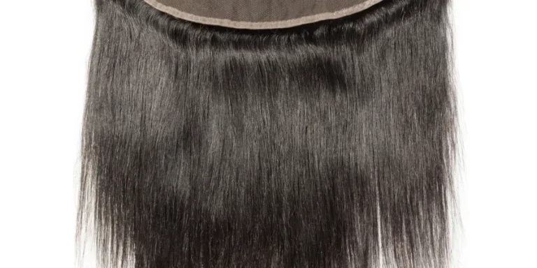 iStock-13 by 4 straight black human hair lace frontal