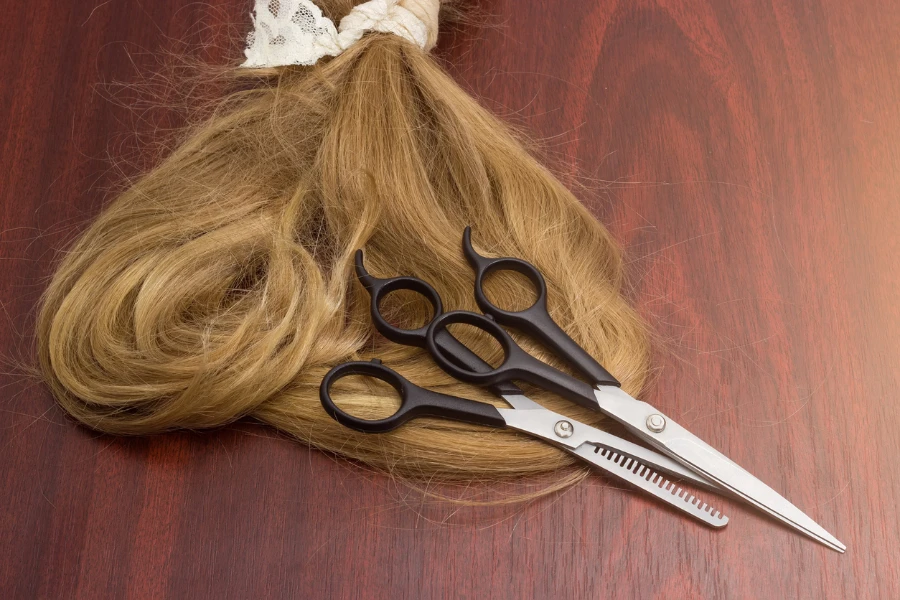 Normal hairdressers scissors