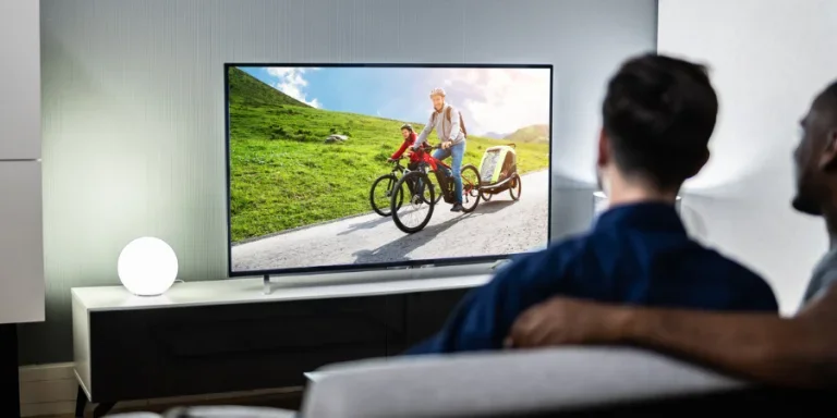 friends Watching TV Movie In Living Room
