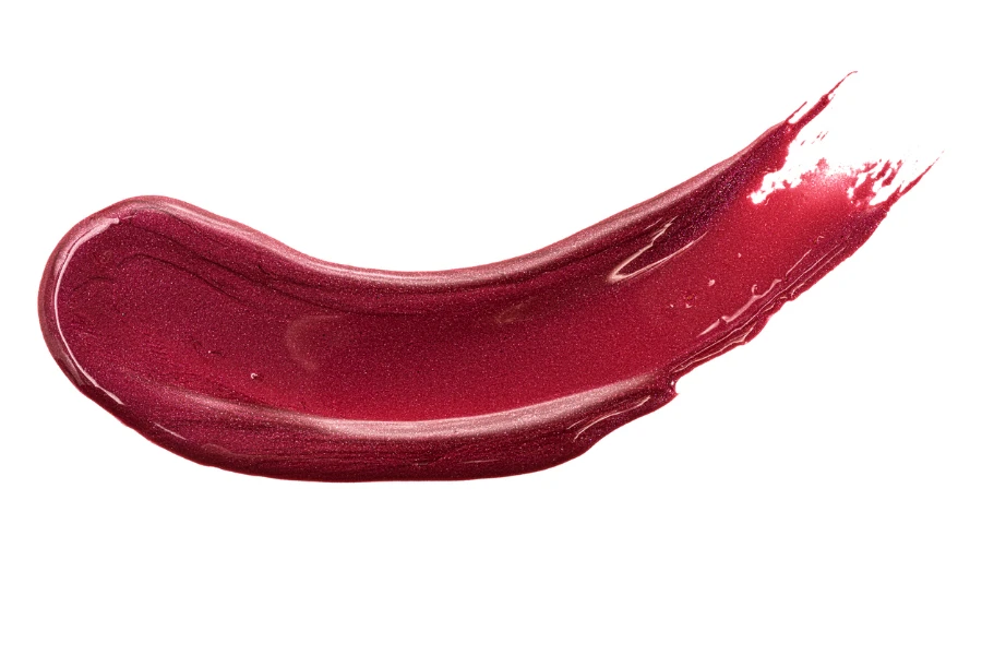 Lipstick smear red smudge swatch
