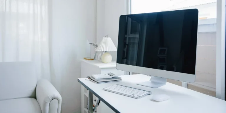 business people workplace Empty computer studio room