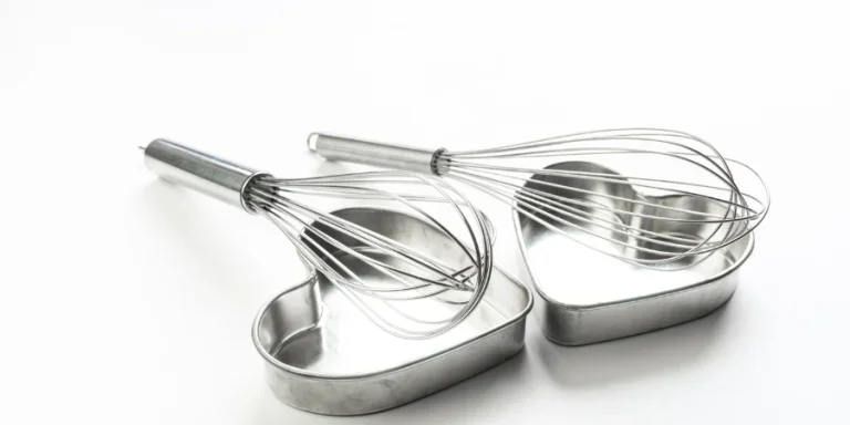 Stainless steel set of hand mixers