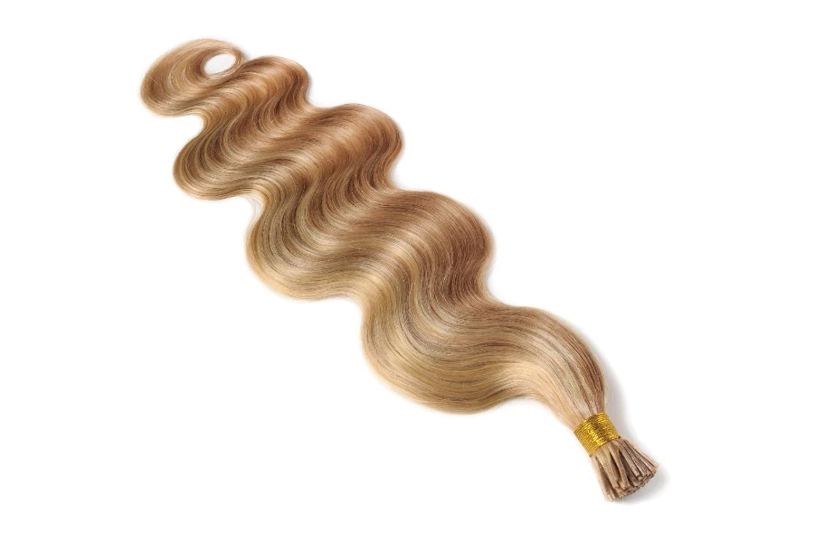 real human hair made extensions for make-up