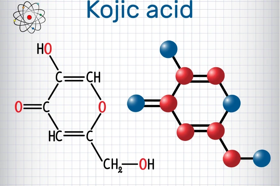 Kojic acid molecule
