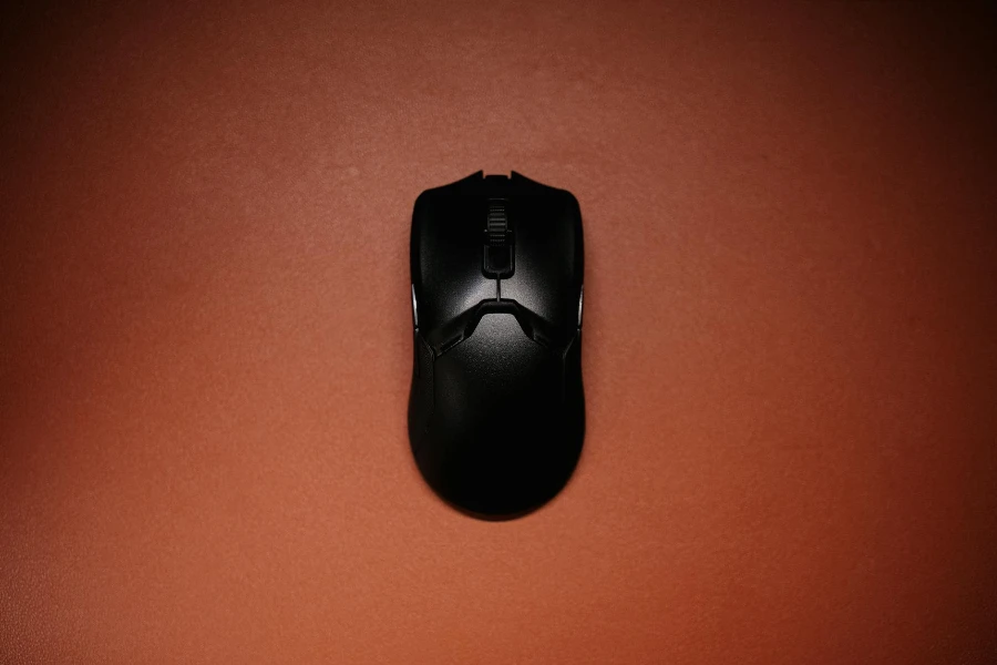 Mouse on Red Background