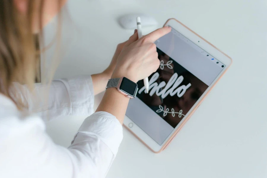 Woman With smartwatch