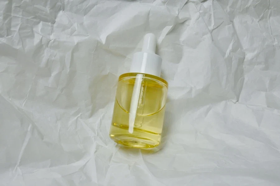 Serum on Glass Bottle