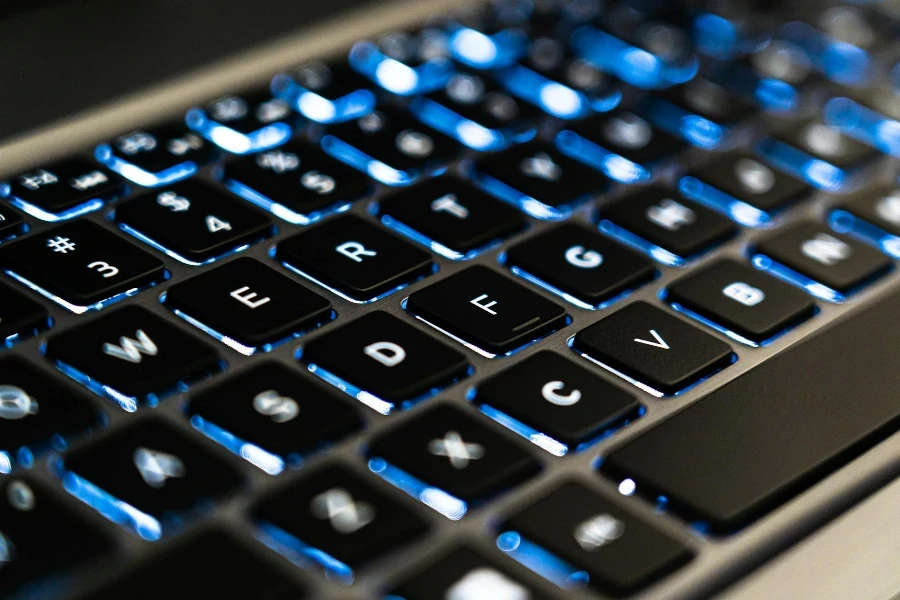 Black and White Computer Keyboard