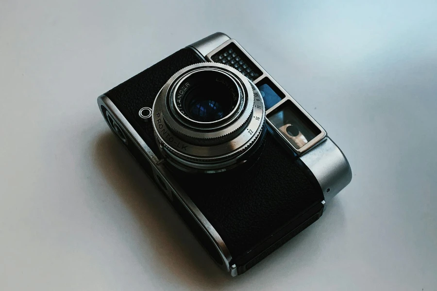 Black and Silver Point and Shoot Camera