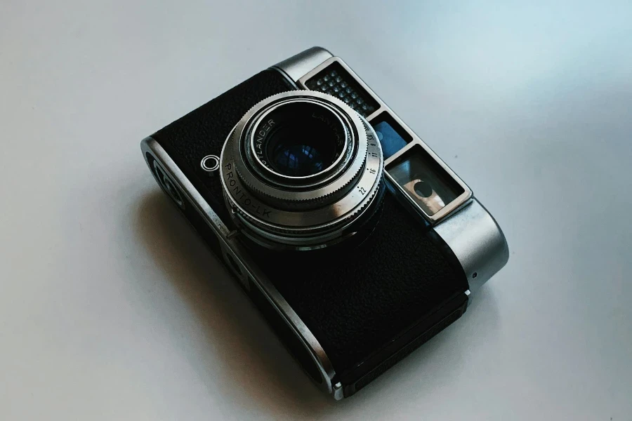 Black and Silver Point and Shoot Camera