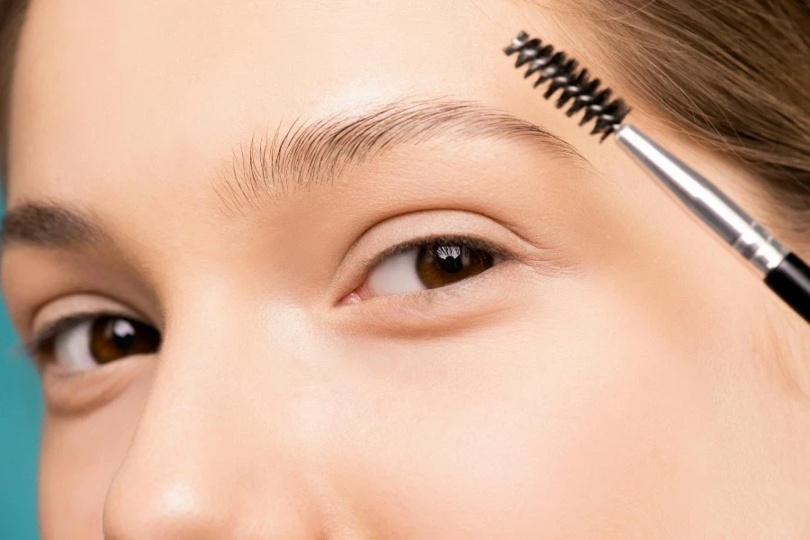 Woman Applying Mascara