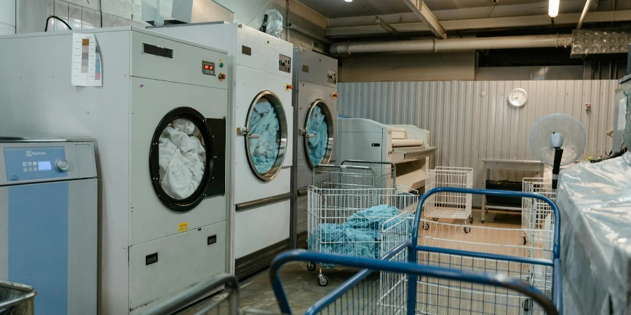 Heavy Duty Washing Machine in the Service Area