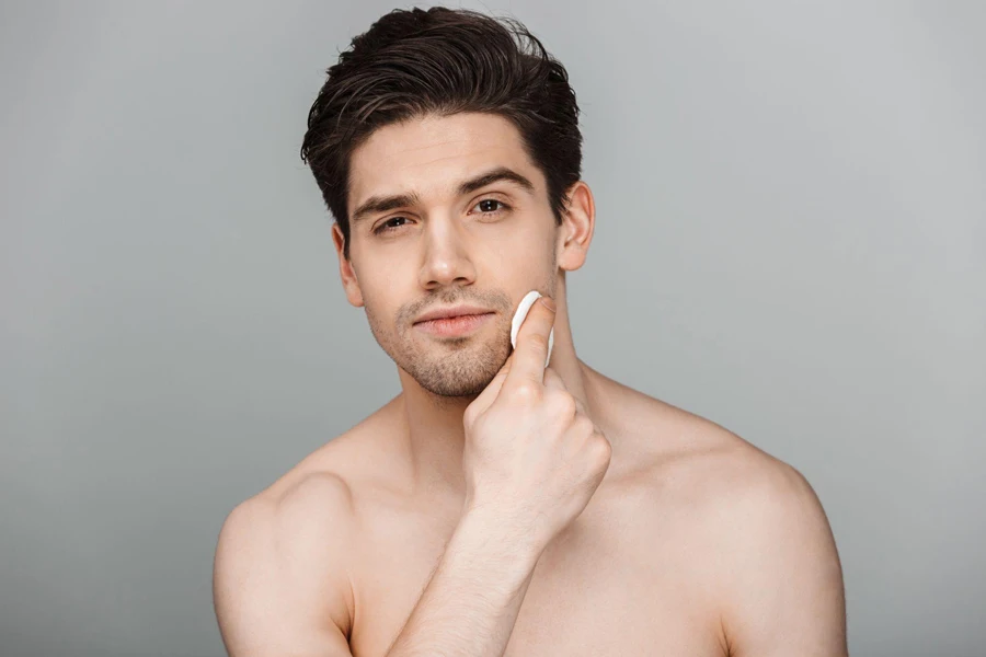 man with healthy skin