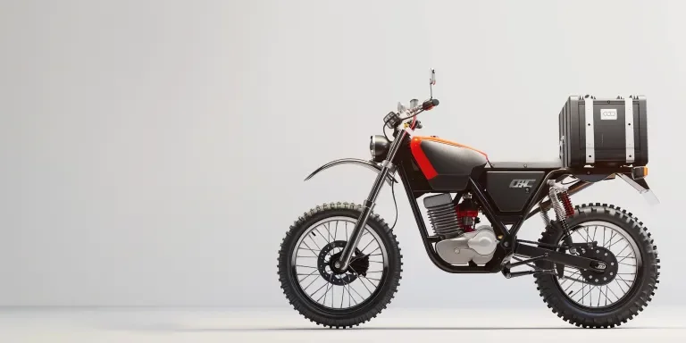 right side of motorcycle battery