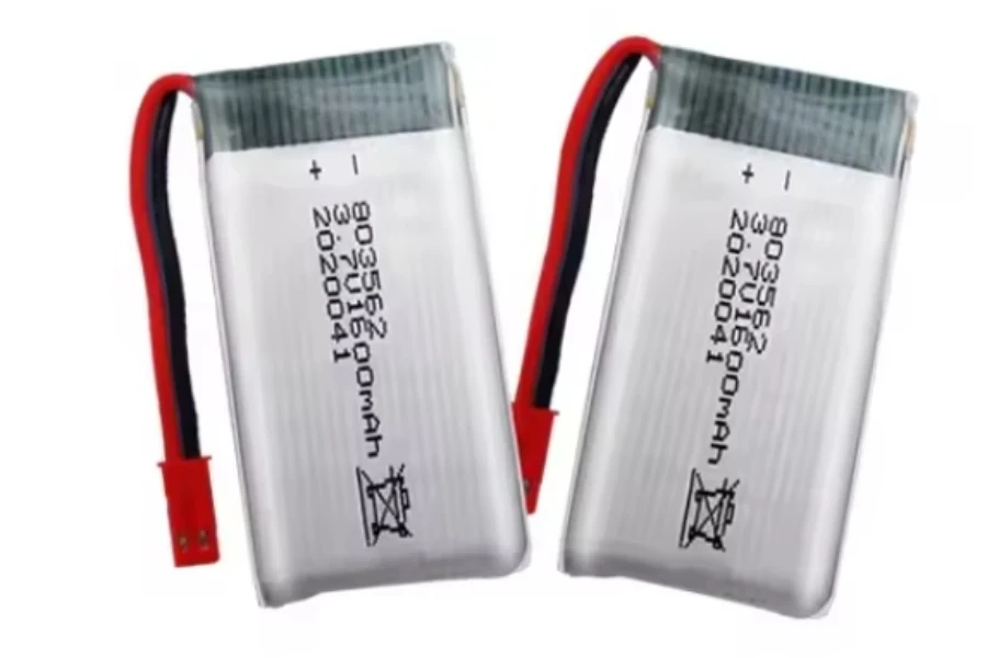 Schematic diagram of a LiPo battery