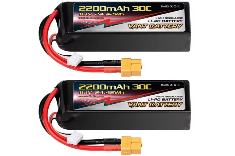 Schematic diagram of a LiPo battery