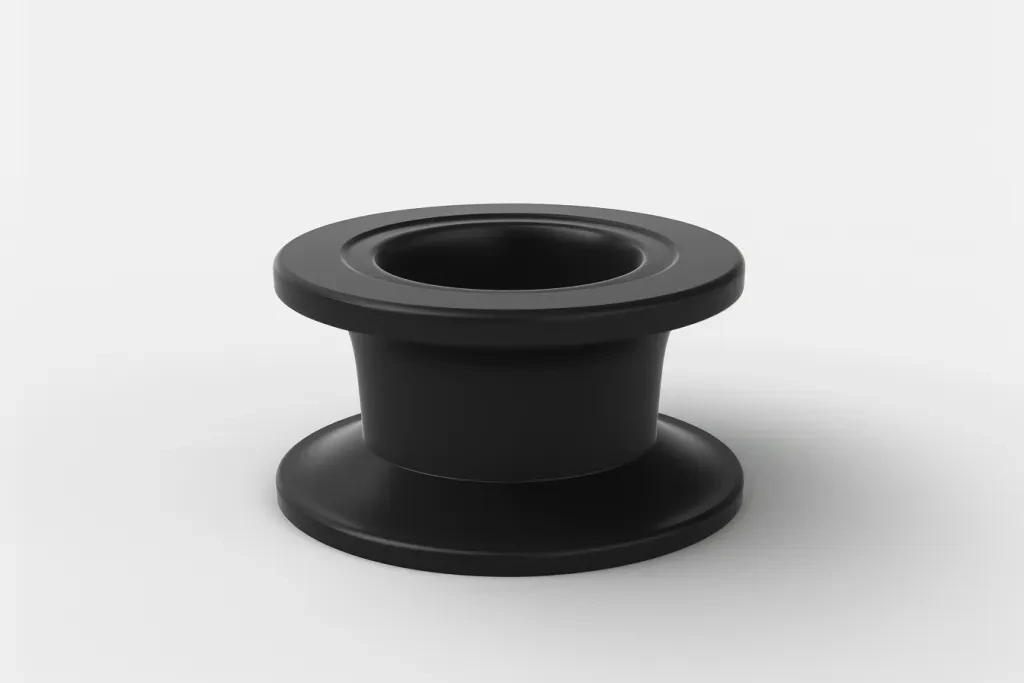 simple black rubber plug