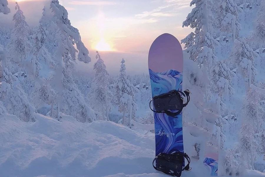 snowboards