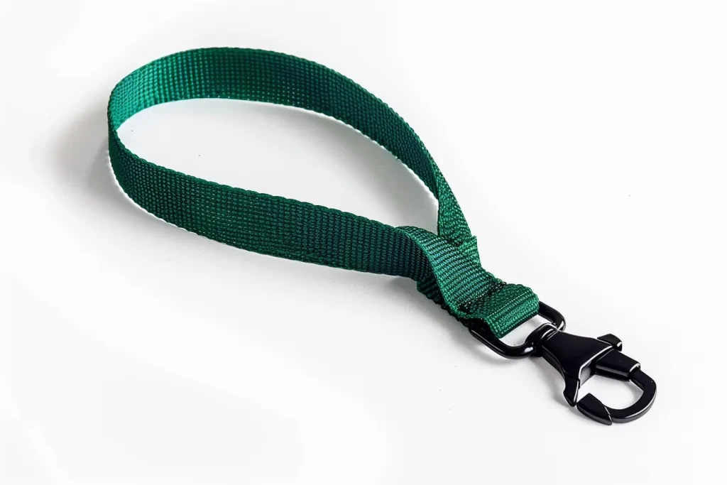 the green lanyard