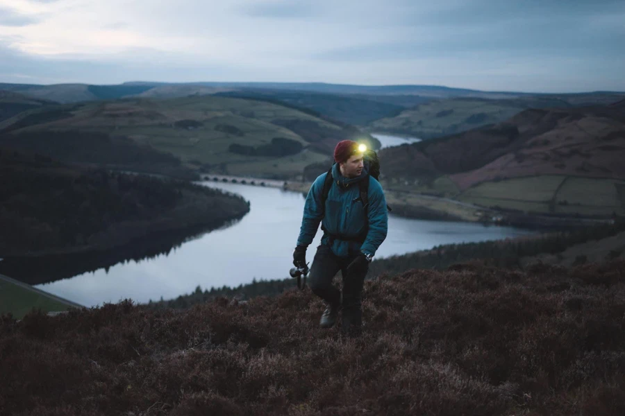 through rugged mountainous landscape