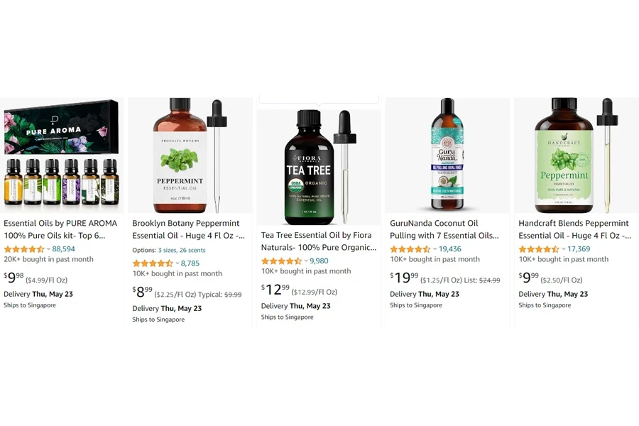 top-selling essential oils