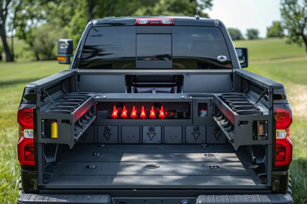 truck tailgate storage system
