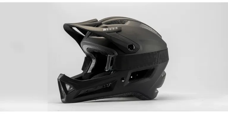 with flat black matte finish