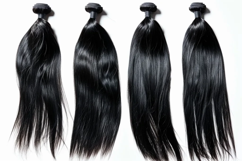 4 pack straight hair bundle