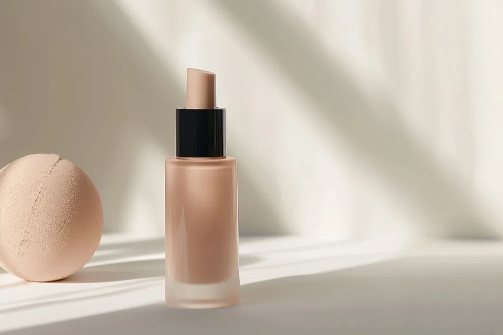 A bottle of liquid foundation