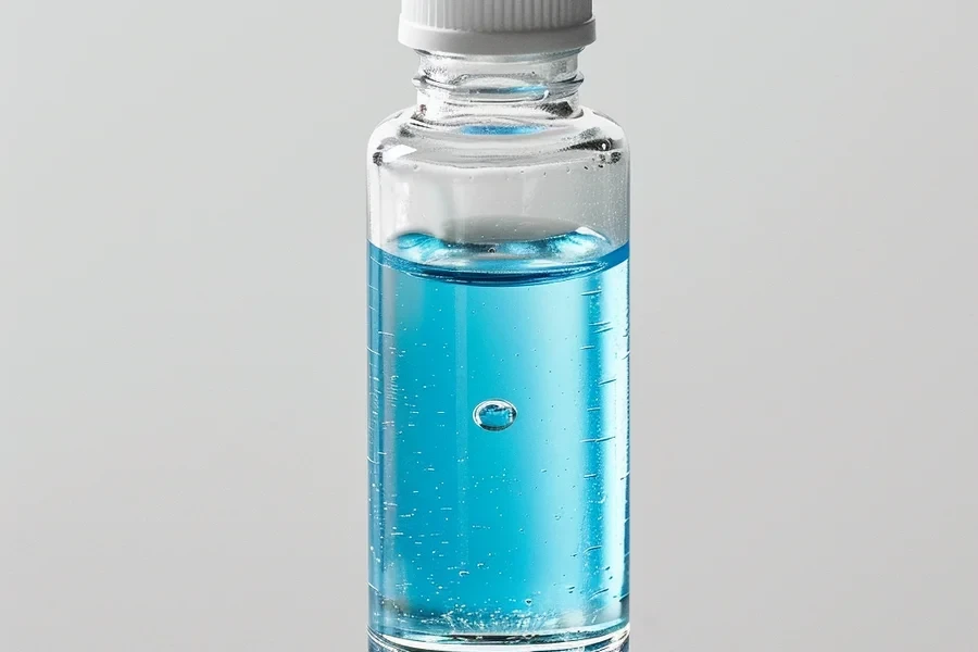 A bottle of nail remover water