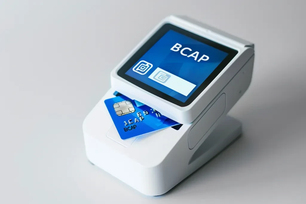 A digital card terminal used for payment