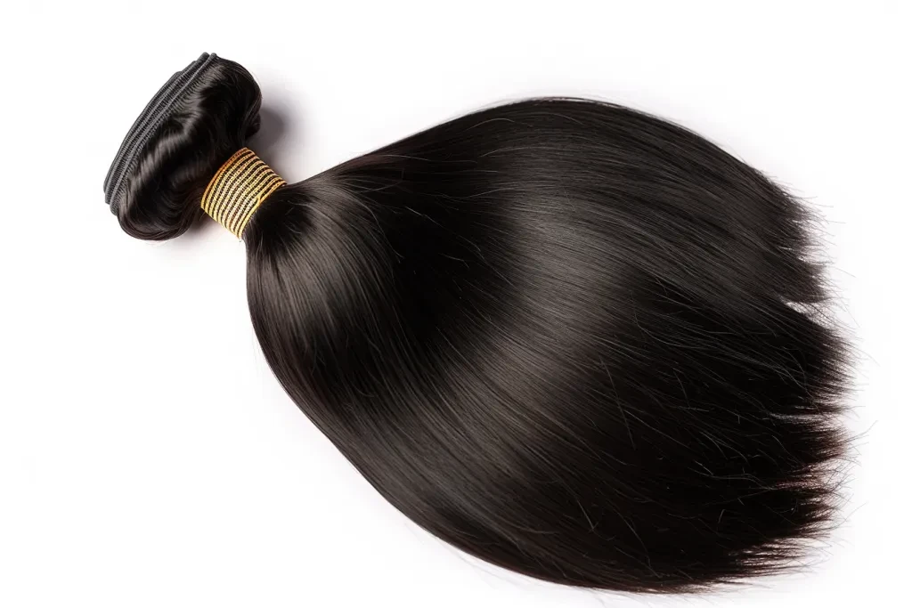 A full page of straight hair bundle product photo