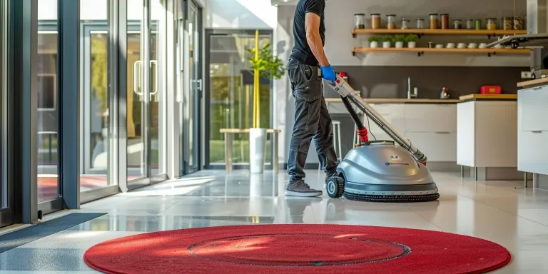 A professional floor was pulled back