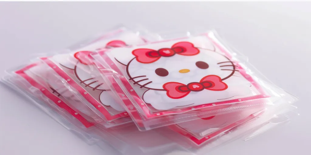 A set of Hello Kitty sticker sheets