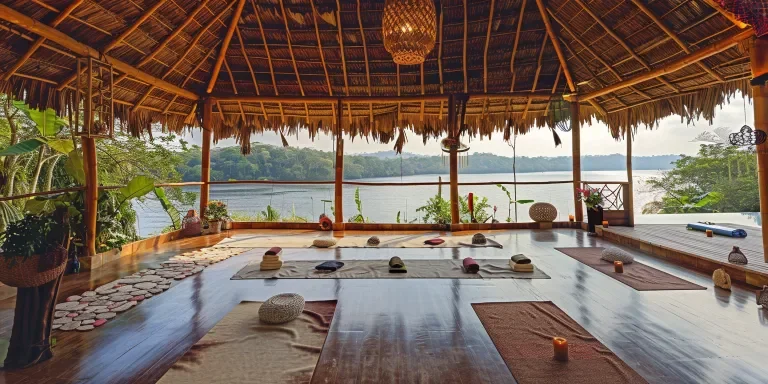 Un estudio de yoga en el corazón de todo.